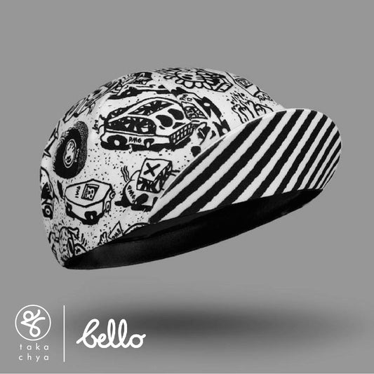 Jody Barton with AIR–INK® (6 COLORS) - Bello Cyclist Designer Collaboration Cycling Cap