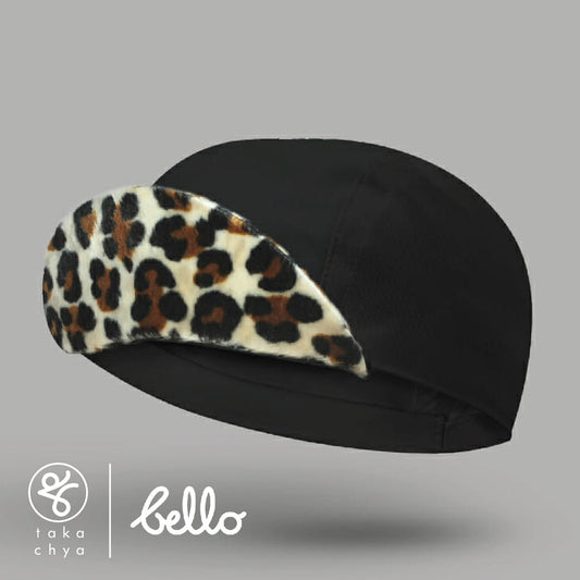 Leopard Plush - Bello Cyclist Designer Collaboration Cycling Cap