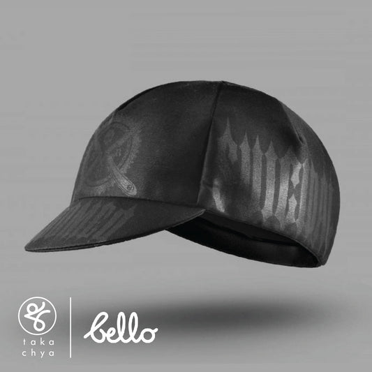 Doomed Black on Black - Bello Cyclist Designer Collaboration Cycling Cap