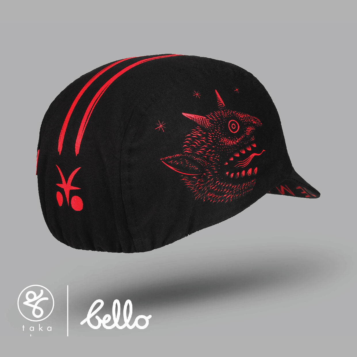 Velo Theory Demon Inside - Bello Cyclist Designer Collaboration Cycling Cap