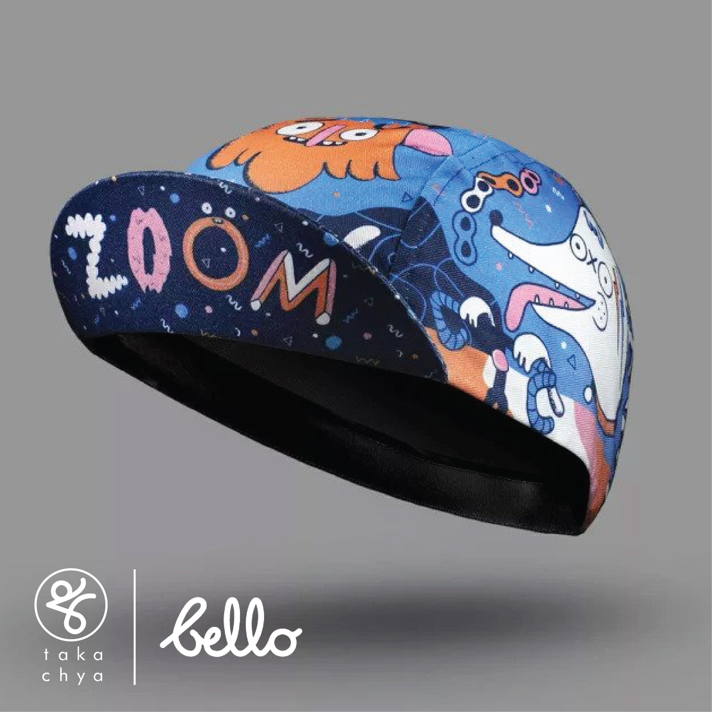 Zooooom! by CLÖ - Bello Cyclist Designer Collaboration Cycling Cap