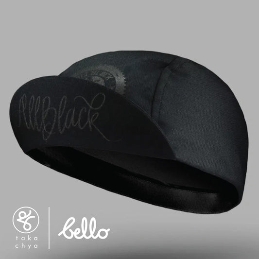 All Black - Bello Cyclist Designer Collaboration Cycling Cap