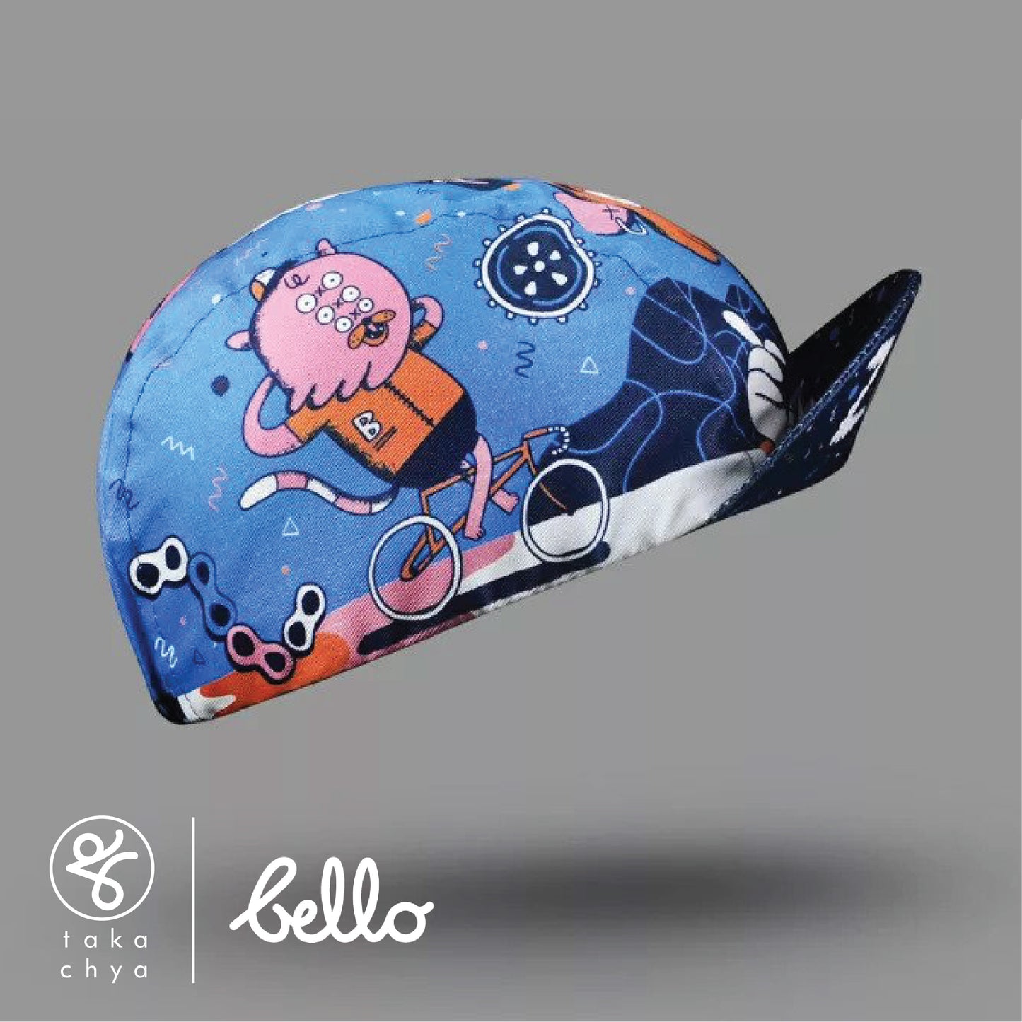 Zooooom! by CLÖ - Bello Cyclist Designer Collaboration Cycling Cap