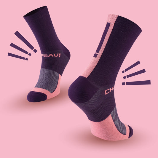 Chapeau!, Lightweight Performance Socks, The Marque, Tall, Purple Moon