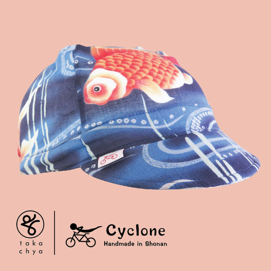 Goldfish - Cyclone Chee Japanese Handmade Cycling Cap