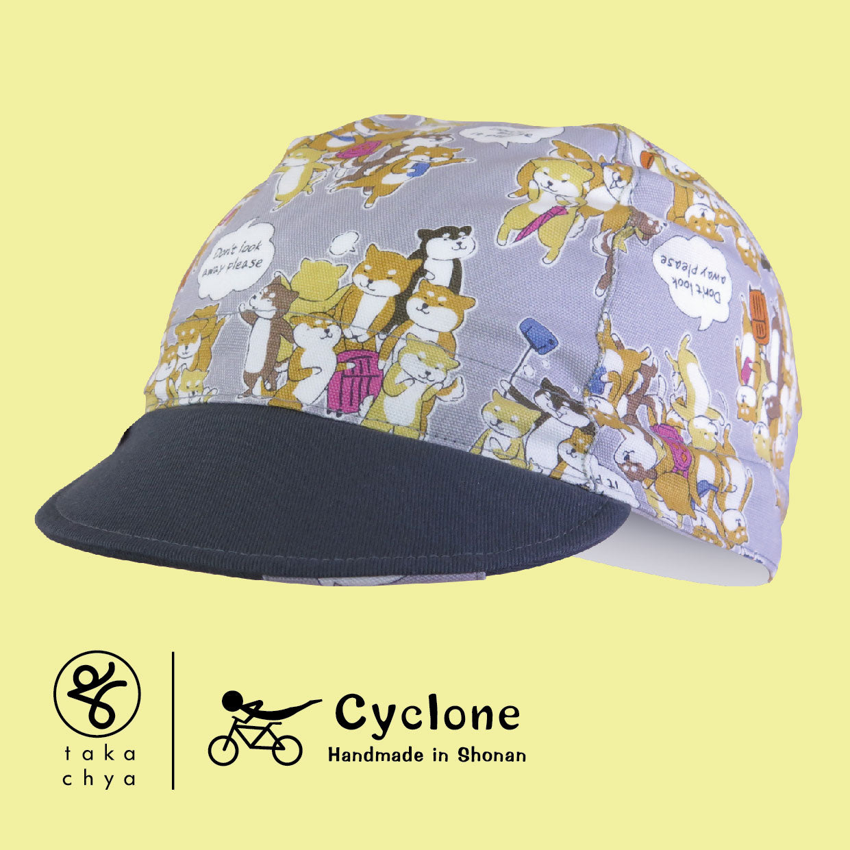 Many Shiba Inu - Cyclone Chee Japanese Handmade Cycling Cap