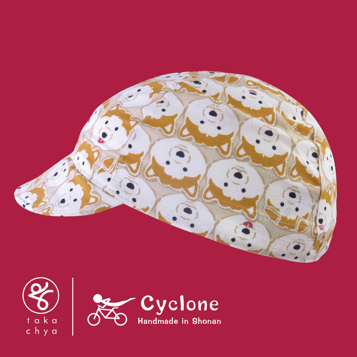 Shiba Inu - Cyclone Chee Japanese Handmade Cycling Cap