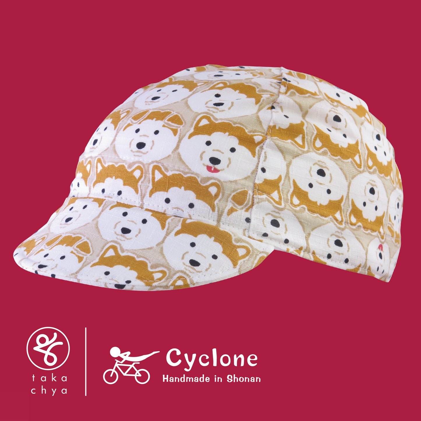 Shiba Inu - Cyclone Chee Japanese Handmade Cycling Cap