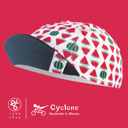 Watermelon - Cyclone Chee Japanese Handmade Cycling Cap