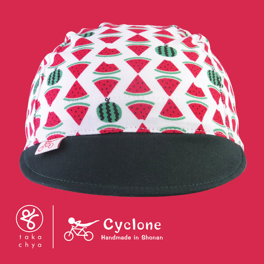 Watermelon - Cyclone Chee Japanese Handmade Cycling Cap