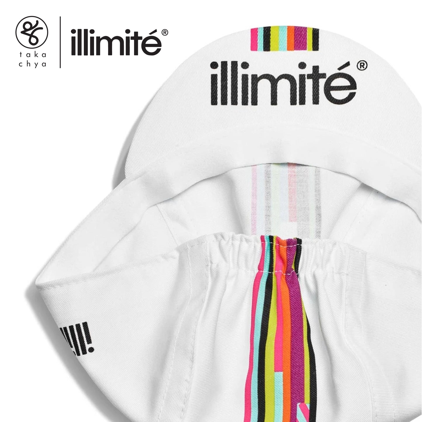 ILLIMITE White Funk Cycling Cap