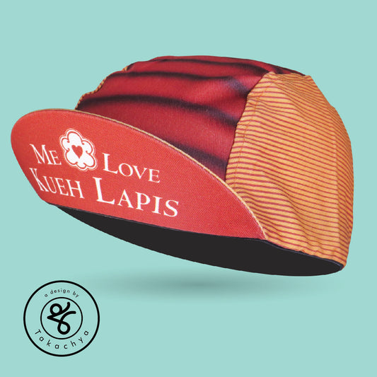 Me Love Kueh Lapis - A Design by Takachya Cycling Cap