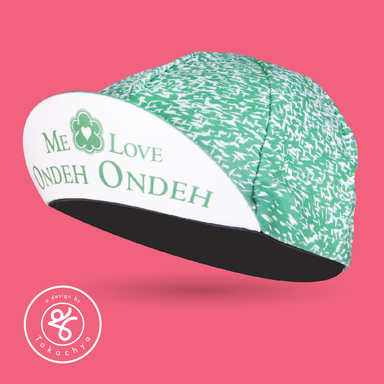 Me Love Ondeh Ondeh - A Design by Takachya Cycling Cap