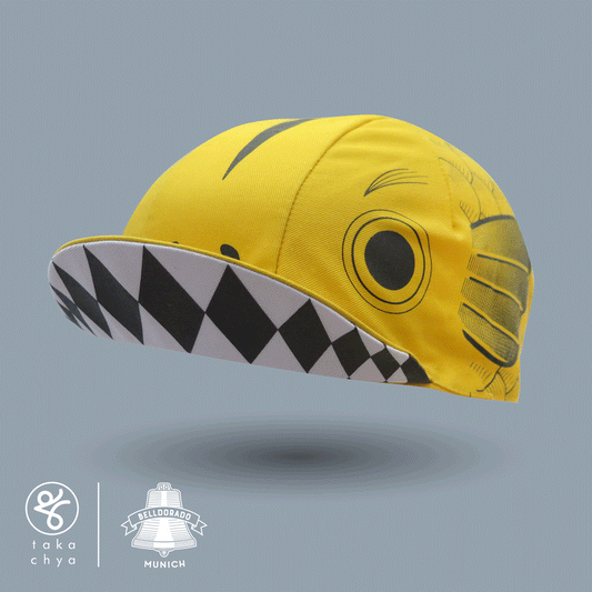 Belldorado Munchen x Koinobori Yellow Cycling Cap