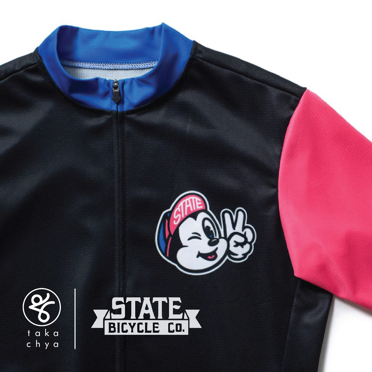STATE BICYCLE CO. - "RELAX.." JERSEY - SUSTAINABLE CLOTHING COLLECTION (BLACK)