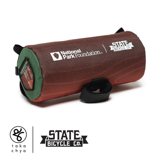 STATE BICYCLE CO. X NATIONAL PARK FOUNDATION - ALL-ROAD HANDLEBAR BAG - REDWOOD