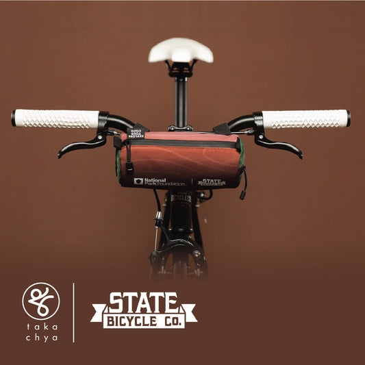 STATE BICYCLE CO. X NATIONAL PARK FOUNDATION - ALL-ROAD HANDLEBAR BAG - REDWOOD