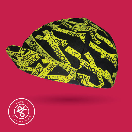 Cycle Shiok 2.0 Black - A Design by Takachya Cycling Cap