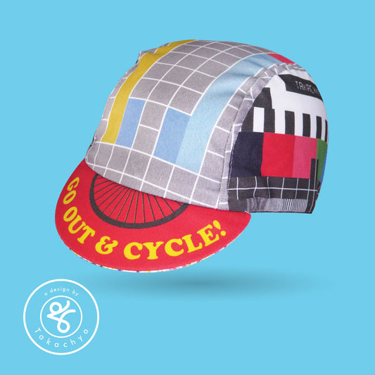 End of Transmission - A Design by Takachya Cycling Cap