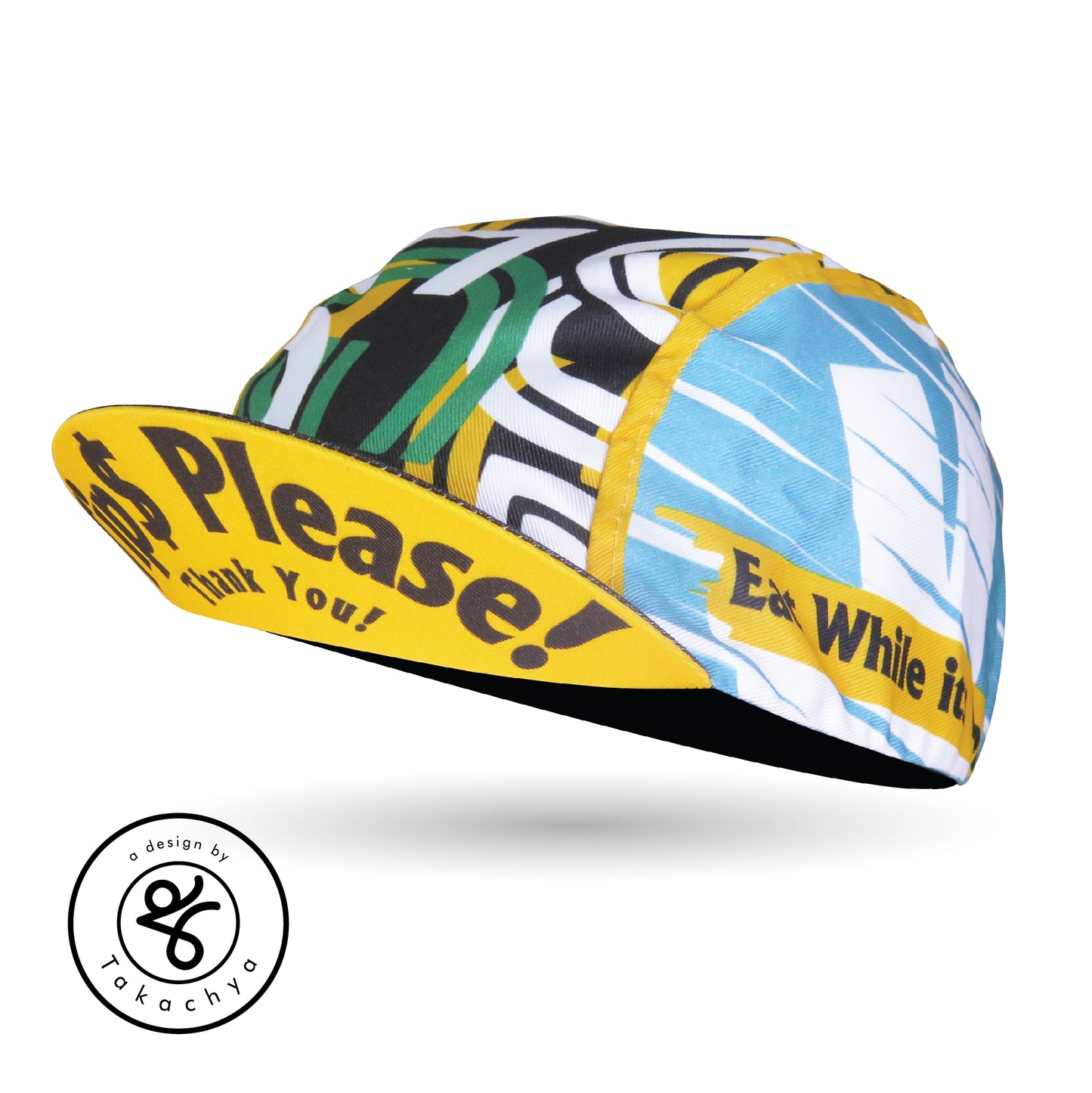 I am Fast Food Rider - A Design by Takachya Cycling Cap