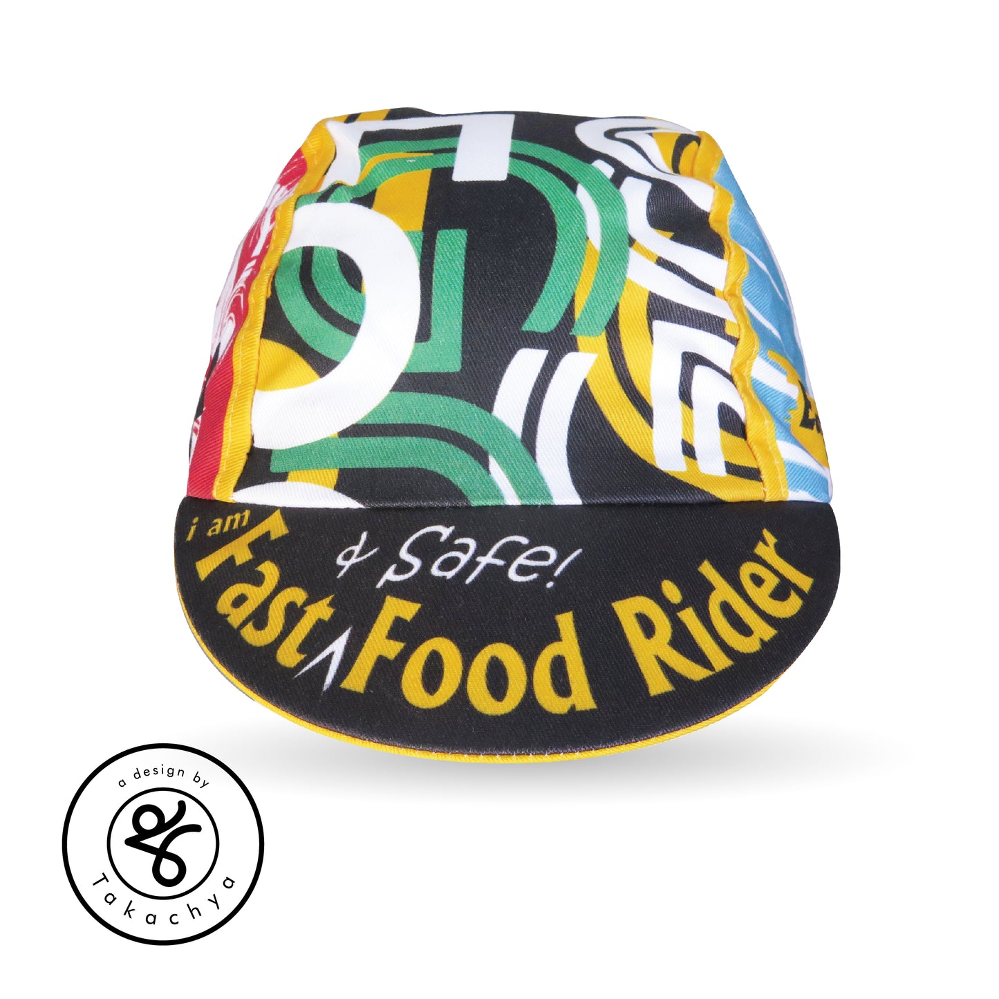 I am Fast Food Rider - A Design by Takachya Cycling Cap