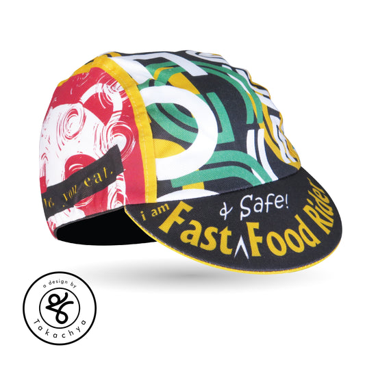 I am Fast Food Rider - A Design by Takachya Cycling Cap