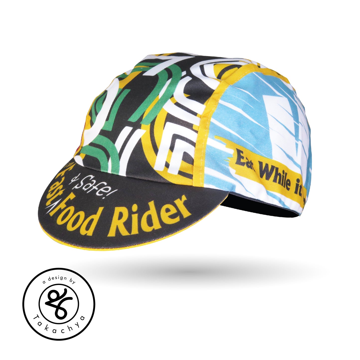 I am Fast Food Rider - A Design by Takachya Cycling Cap