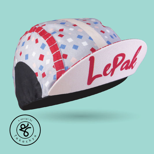 Lepak Grey - A Design by Takachya Cycling Cap