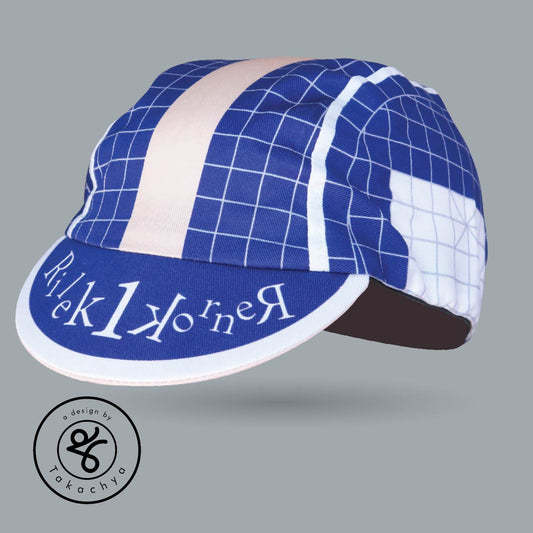 Lepak Blue - A design by Takachya Cycling Cap