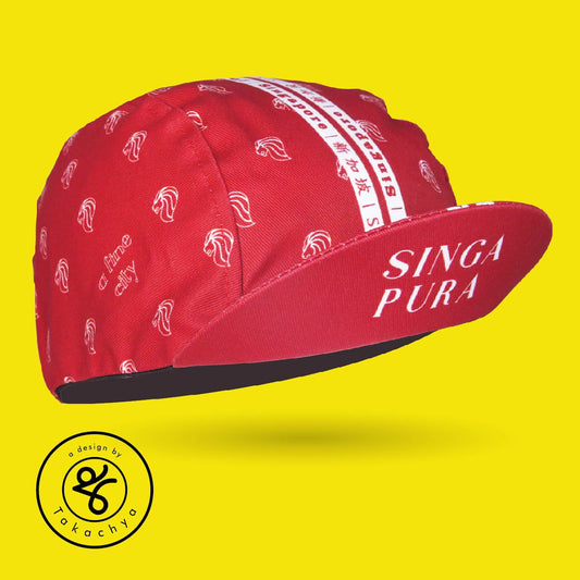 Singapura a fine city - A design by Takachya Cycling Cap