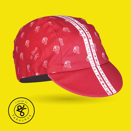 Singapura a fine city - A design by Takachya Cycling Cap